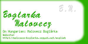 boglarka malovecz business card